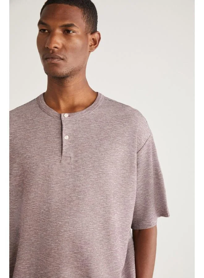 جريميلانج تيشيرت أندريه رجالي بنفسجي